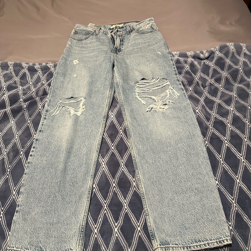 Levi's Light Blue Straight Leg Jeans